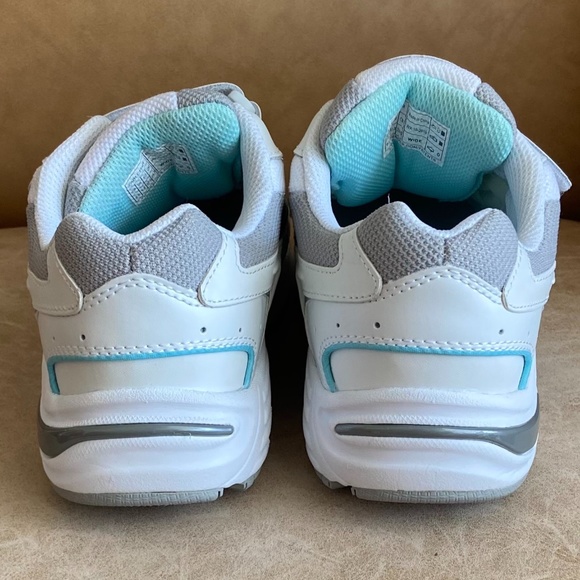 Vionic Women's Tabi Walking Shoes White/Light Blue/Gray Size 6.5 Wide Athleisure - Picture 3 of 9